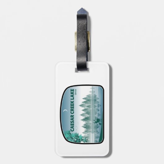 Caesar Creek Lake Ohio Gepäckanhänger (Rückseite vertikal)