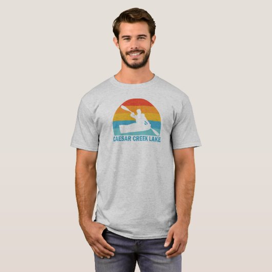 Caesar Creek Lake Ohio Kayak T-Shirt (Vorne ganz)