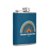 Caesar Creek Lake Ohio Rainbow Flachmann (Rechts)