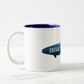Caesar Creek Lake Ohio Zweifarbige Tasse (Links)