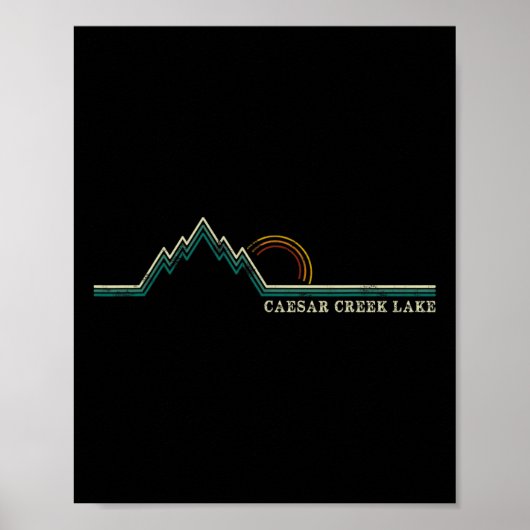 Caesar Creek Lake Poster (Vorne)