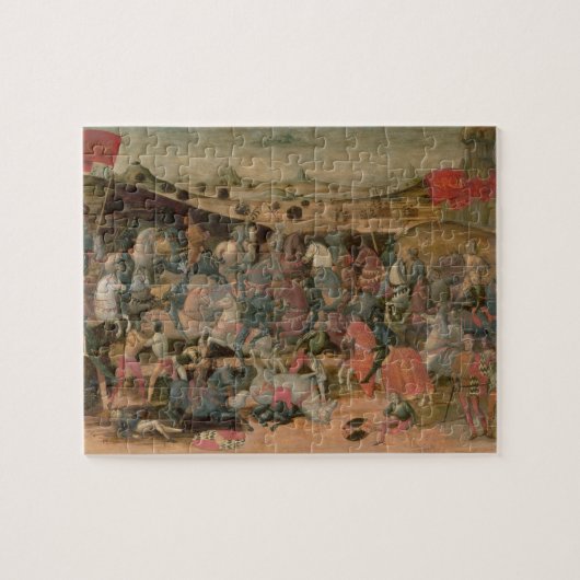 Caesar, der im Kampf (Tempera, triumphiert auf Puzzle (Horizontal)