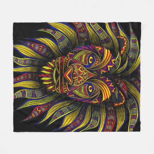 Caesar-Farbe Fleecedecke (Vorderseite (Horizontal))