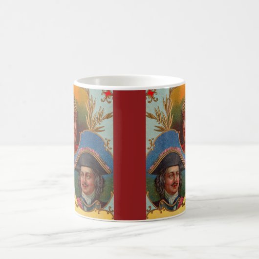 Caesar - Kaiser - Zar-Zigarrenkartentetikett Kaffeetasse (Mittel)