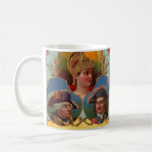 Caesar - Kaiser - Zar-Zigarrenkartentetikett Kaffeetasse (Links)