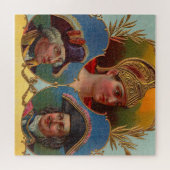 Caesar - Kaiser - Zar-Zigarrenkartentetikett Puzzle (Horizontal)