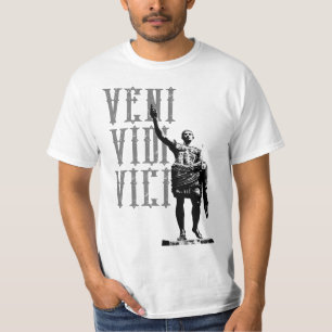 Caesar Motivationszitat Veni Vidi Vici Mens T-Shirt