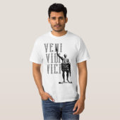 Caesar Motivierend Zitat Veni Vidi Vici Mens T-Shirt (Vorne ganz)