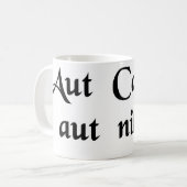 Caesar oder nichts kaffeetasse (Vorderseite Links)
