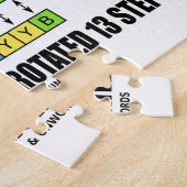 Caesar-Ziffer drehte 13 Schritte (Ersatz) Puzzle (Seite)