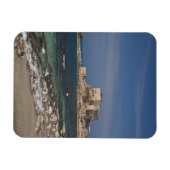 Caesarea ruins of port built by Herod the Great Magnet (Horizontal)