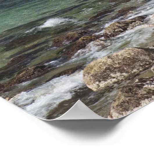 Caesarea ruins of port built by Herod the Great Poster (Ecke)