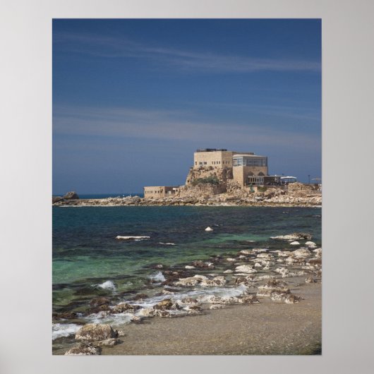 Caesarea ruins of port built by Herod the Great Poster (Vorne)