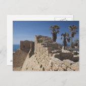Caesarea ruins of port built by Herod the Great Postkarte (Vorne/Hinten)
