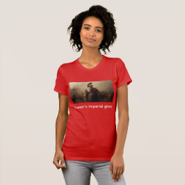 Caesars kaiserlicher Ruhm rot T-Shirt