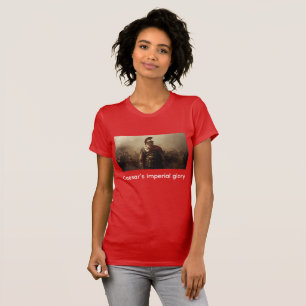 Caesars kaiserlicher Ruhm rot T-Shirt