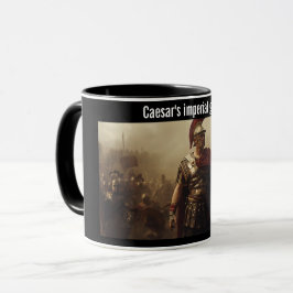 Caesars kaiserlicher Ruhm schwarz Tasse