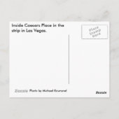 Caesars Palace in Las Vegas Postkarte (Rückseite)