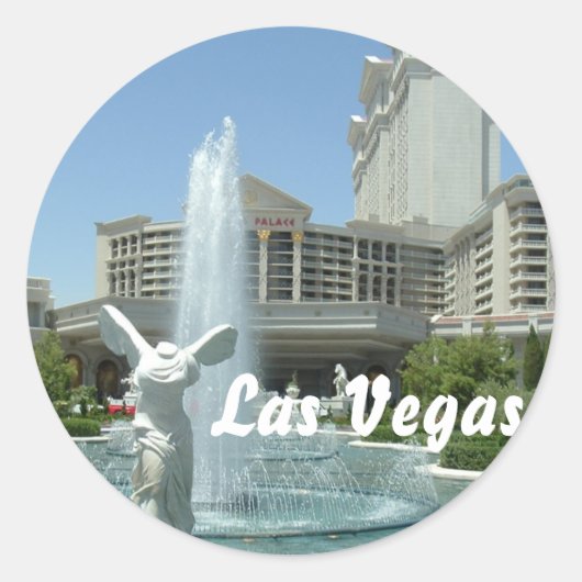 Caesars Palace Las Vegas Runder Aufkleber (Vorderseite)