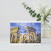 Caesars Palace Las Vegas Statue Hotel Casino Postkarte (Stehend Vorderseite)