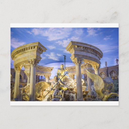 Caesars Palace Las Vegas Statue Hotel Casino Postkarte (Vorderseite)