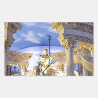 Caesars Palace Las Vegas Statue Hotel Casino Rechteckiger Aufkleber