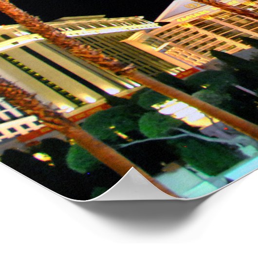 Caesars Palace Las Vegas USA Poster (Ecke)