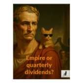 Caesars Reich oder Quartalsdividenden? Poster (Vorderseite)