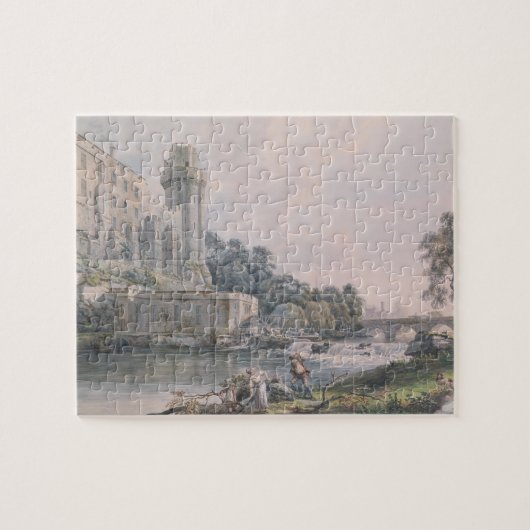 Caesars Turm und Teil von Warwick Schloss Puzzle (Horizontal)