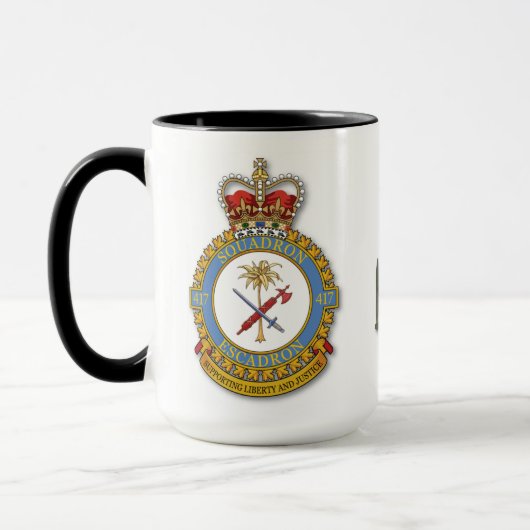 CAF 417 Squadron CF-104 Mug Tasse (Links)