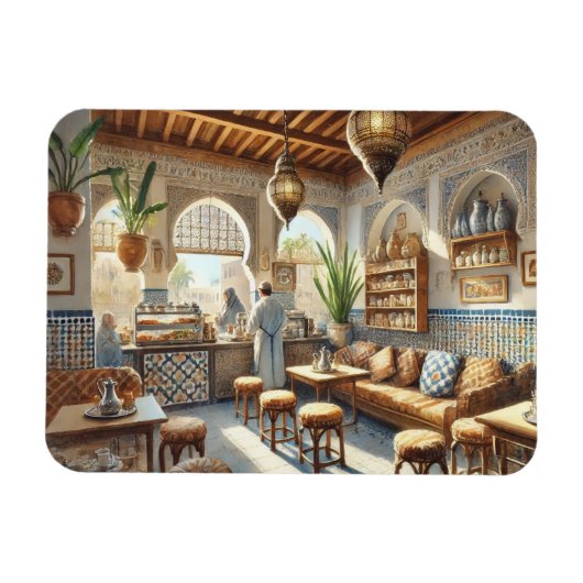 Café Al Porto Casablanca Magnet (Horizontal)