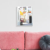 Café Al Porto Leinwanddruck (Insitu (Wohnzimmer))