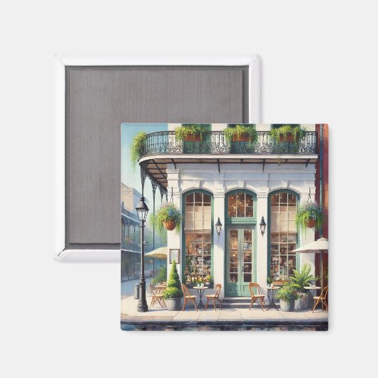 Café Al Porto Magnet (Vorderseite/Rückseite)