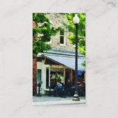 Café Albanien NY Visitenkarte (Rückseite)