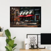 Cafe - Albany, NY - Mc Geary's Pub Poster (Heimbüro)