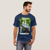 Café Albany NY Retro T-Shirt (Vorne ganz)