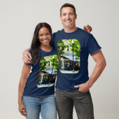 Café Albany NY Retro T-Shirt (Unisex)