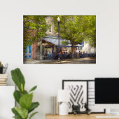 Cafe - Albany, NY - Victory Cafe Poster (Heimbüro)