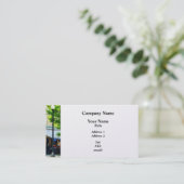 Cafe Albany NY Visitenkarte (Stehend Vorderseite)