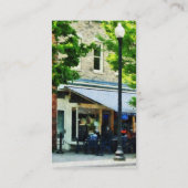 Cafe Albany NY Visitenkarte (Rückseite)