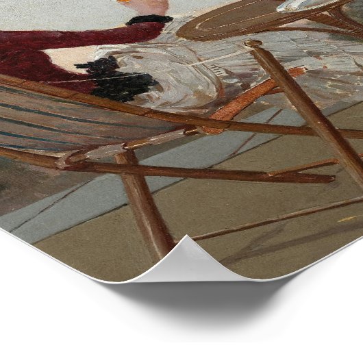 Café am Meer | Jean Béraud Poster (Ecke)