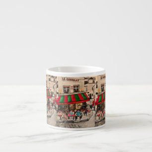 "Café an der Rue Norvins, Montmarte" Paris Espressotasse