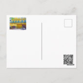 Café, Arles, Provence Postkarte (Rückseite)