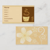 Café-Art Visitenkarte (Vorne/Hinten)