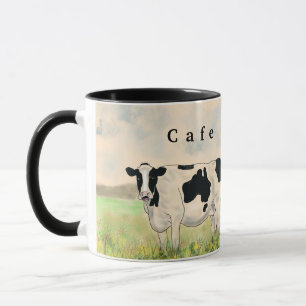Cafe Au Lait Cow Tasse