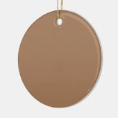 Café au lait (einfarbig)  keramik ornament (Links)