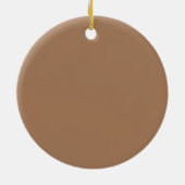 Café au lait (einfarbig)  keramik ornament (Hinten)
