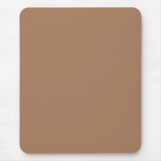 Café au lait (einfarbig)  mousepad (Vorne)