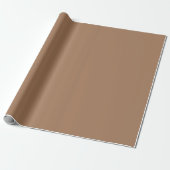 Café au Lait Matte Wrapping Paper Geschenkpapier (Ungerollt)