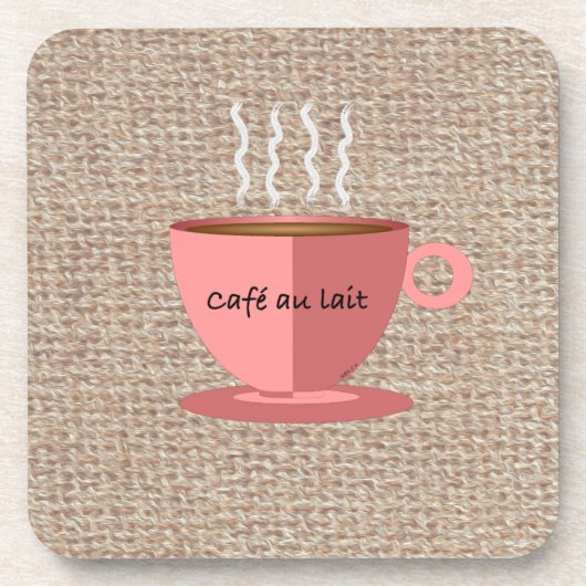 Café au Lait Untersetzer (Vorderseite)
